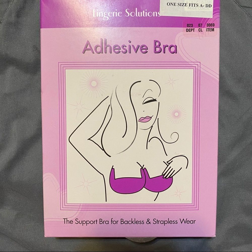 Lingerie Solutions Support Adhesive Bra.